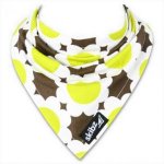 Retro Flowers Skibz Teething Bib
